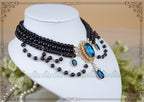 Lolita Pearl Necklace, Gemstone Pendant and Matching Ring Collection - image 20