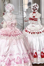 True Love Strawberry Princess White Sweet Lolita Ceremonial Dress - image 1