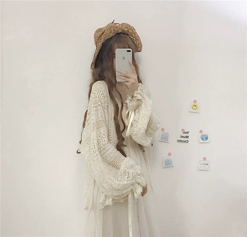 Daily Lolita Light Cardigan Oversized Outerwear - image 10