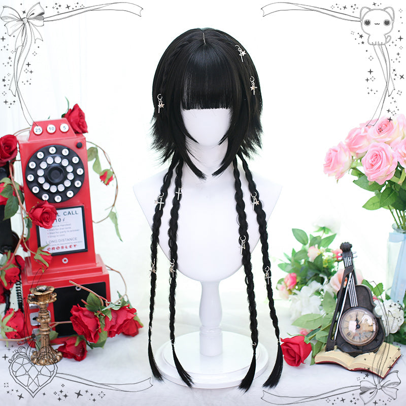 Moon Night - Lolita Highlights Bang Short Wigs - image 2