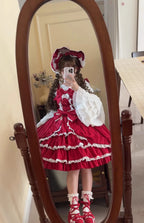 Gryza Plus Size Princess Lolita JSK with Cotton Tiered Ruffles - image 6