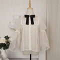 Clock Butterfly - Gothic Lolita Printed Blouse and Corset Skirt Set - image 4