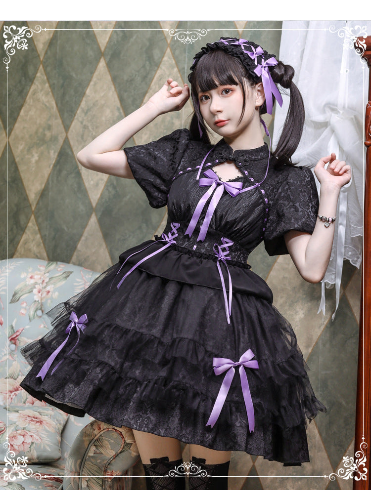 Kawaii Lolita OP Dress Short Sleeve - image 7