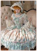 Antique Gem Fragrance - Classic Lolita OP and JSK Dress Sets - image 18