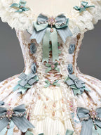 Antique Gem Fragrance Lolita Green JSK Dress Set - image 5
