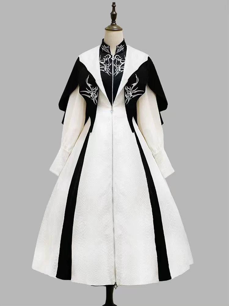 Dragon Scale - Gothic Lolita JSK Dress Goth Coat - image 20