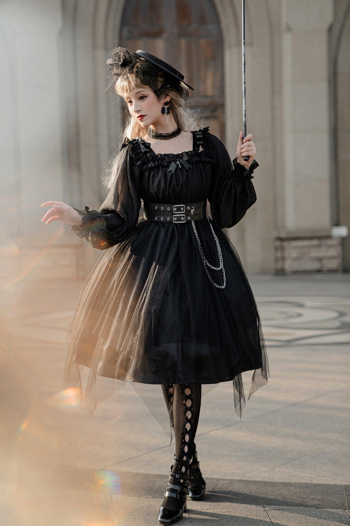 The Girl Assassin - Halloween Gothic Lolita Irregularly Hemline Dress - image 29