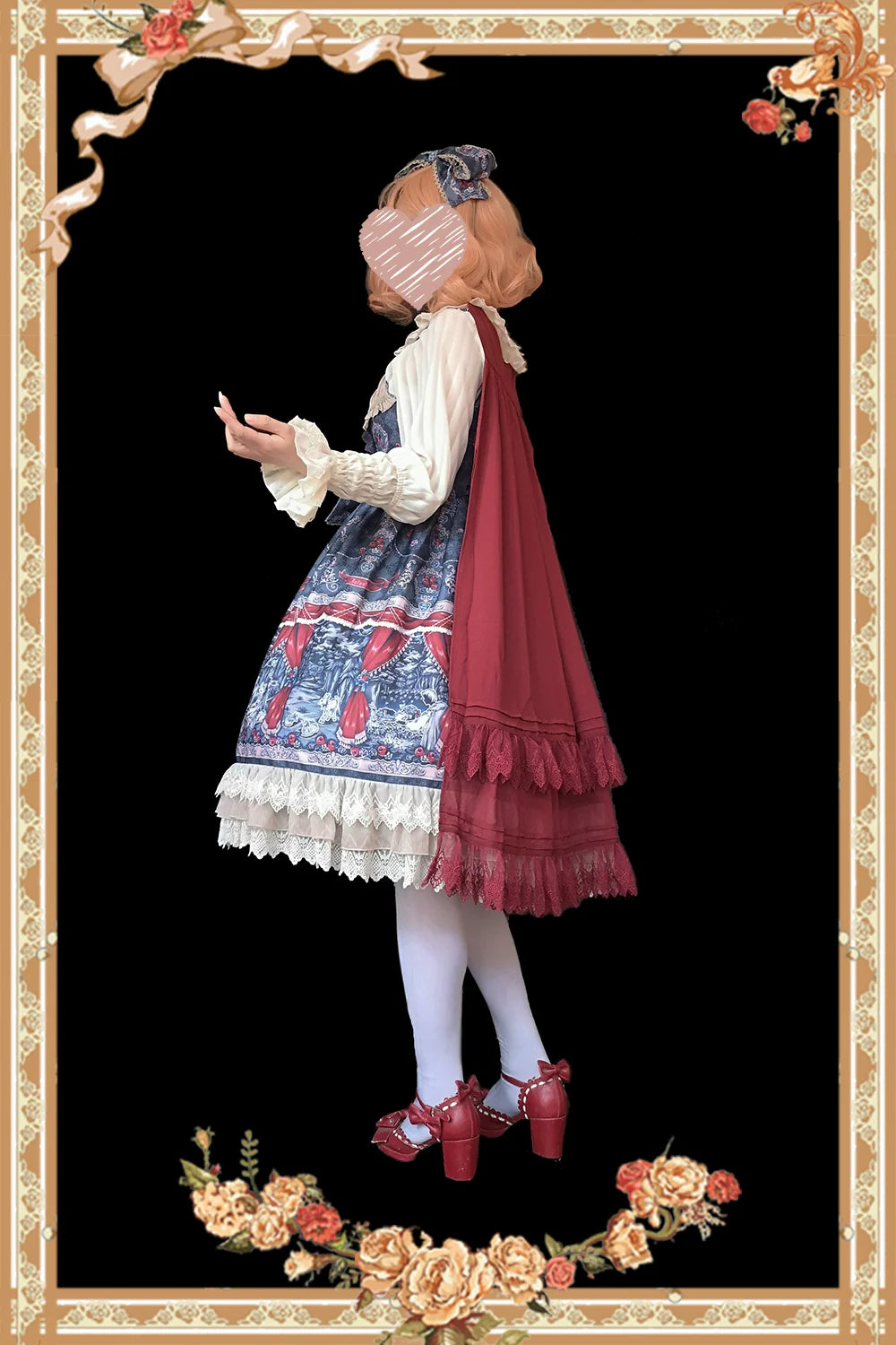Sweet Lolita Accessories Bonnet KC Socks Beret - image 12