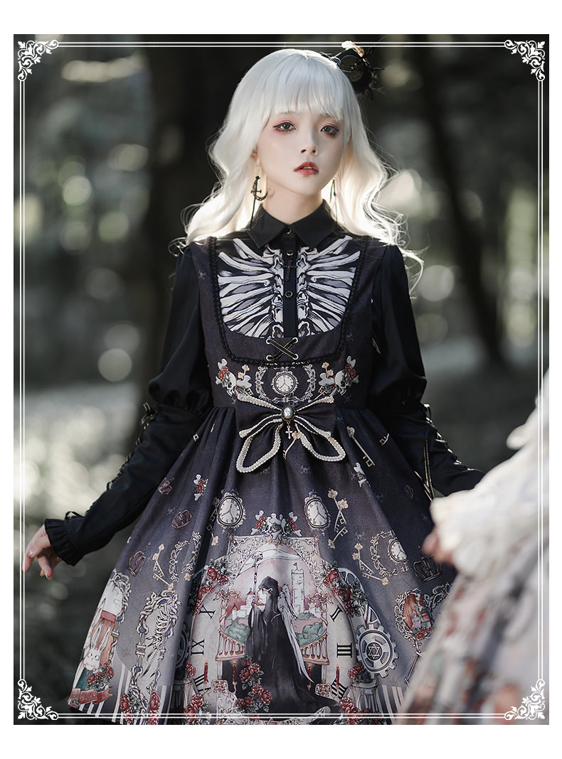 Black Fairytale - Gothic Twins Lolita JSK - image 23