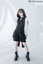 Desperate Bunny - Ouji Lolita Vest Shorts Set - image 29