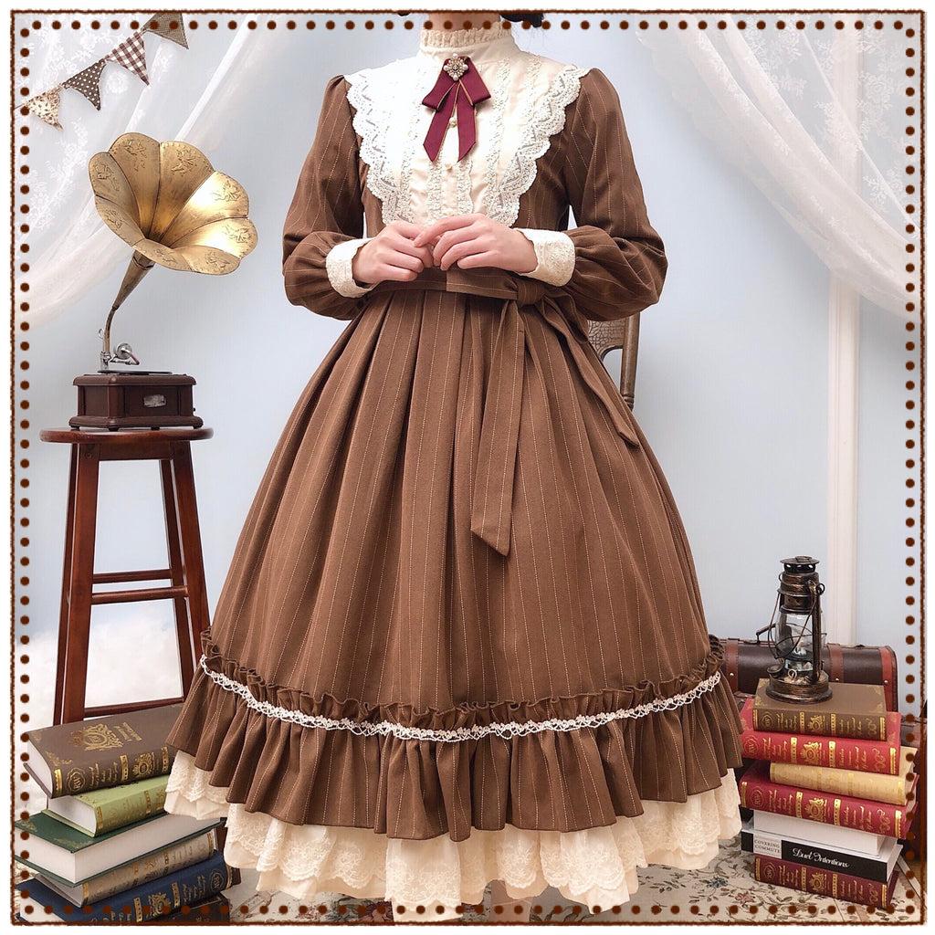 Rose Silhouette - Vintage Classic Lolita OP - image 24
