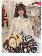 Napoleon Pastry - Sweet Lolita Cardigan, Detachable Bows - image 3