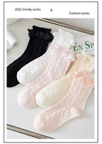 Sweet Lolita Socks Women's Multicolor JK Mid-Calf Socks - image 21