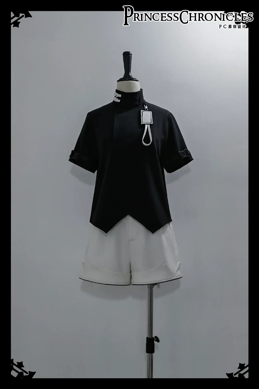 White Cat - Futuristic Style Cool Lolita Pants Suit With Cat Ear Coat - image 34