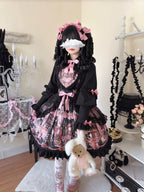 Missing Lamb Case - Gothic Lolita Dress Set with Sheep Prints - image 43