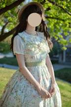 The Rose Dowry - Daily Cotton Lolita OP Dress V-neck Dress - image 8