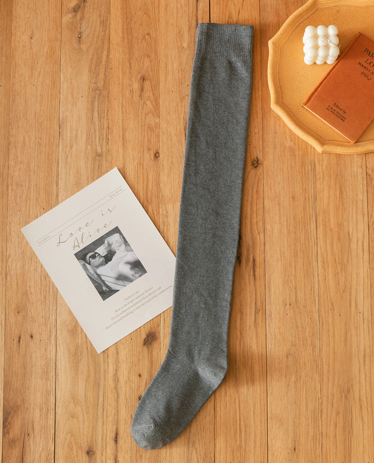Spring and Autumn Lolita Cotton Knee Stockings - image 8
