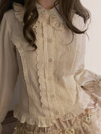 Lily - Kawaii Lolita Blouse Soft Girl Bubble Puff Sleeve - image 10