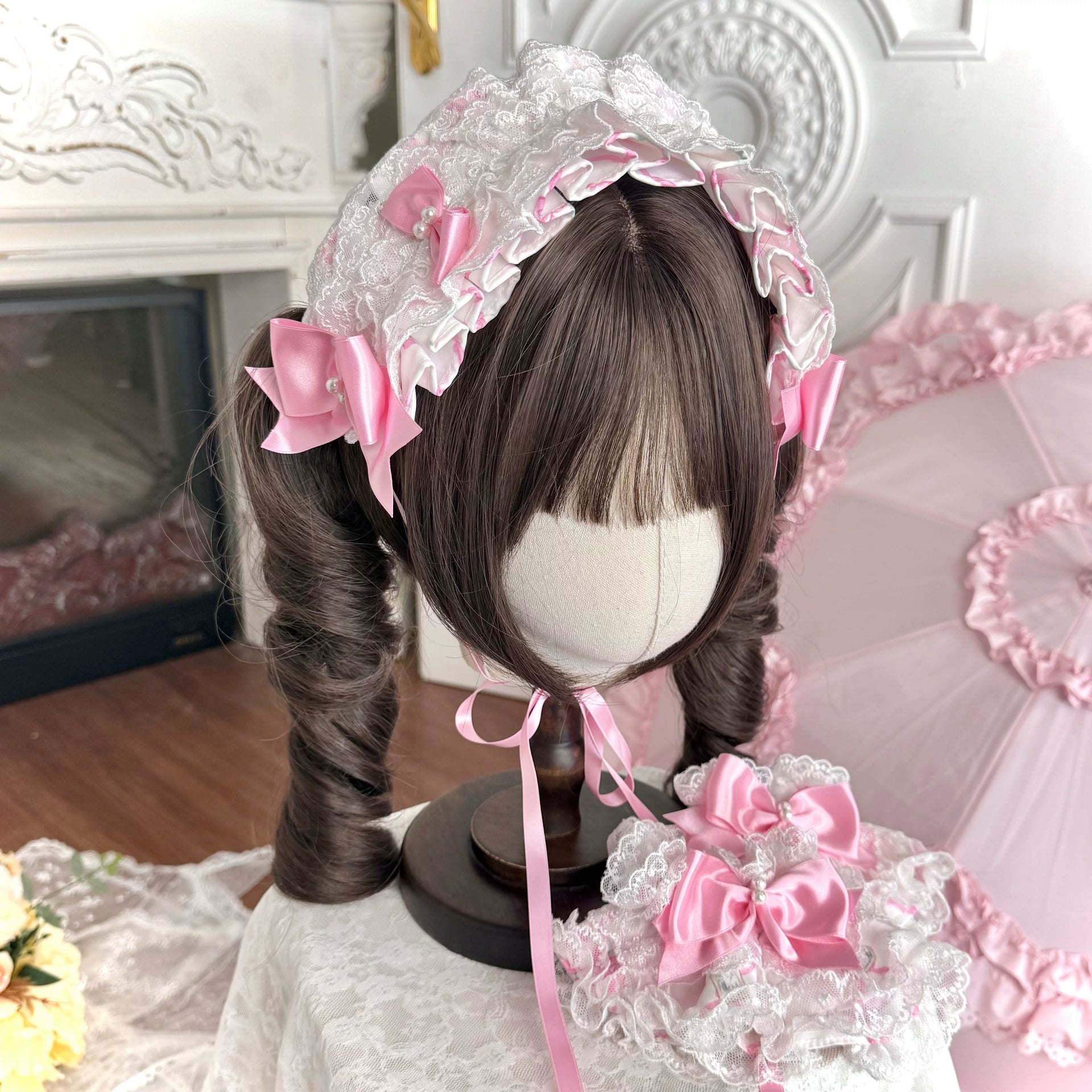 Hairband Only - White (one size / choose M) - Summer 2026 TaTaTa Lolita coordinate piece