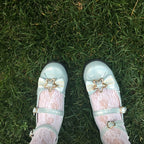 Dreamy Starry - Sweet Lolita Shoes Low Heel Bow Shoes - image 9