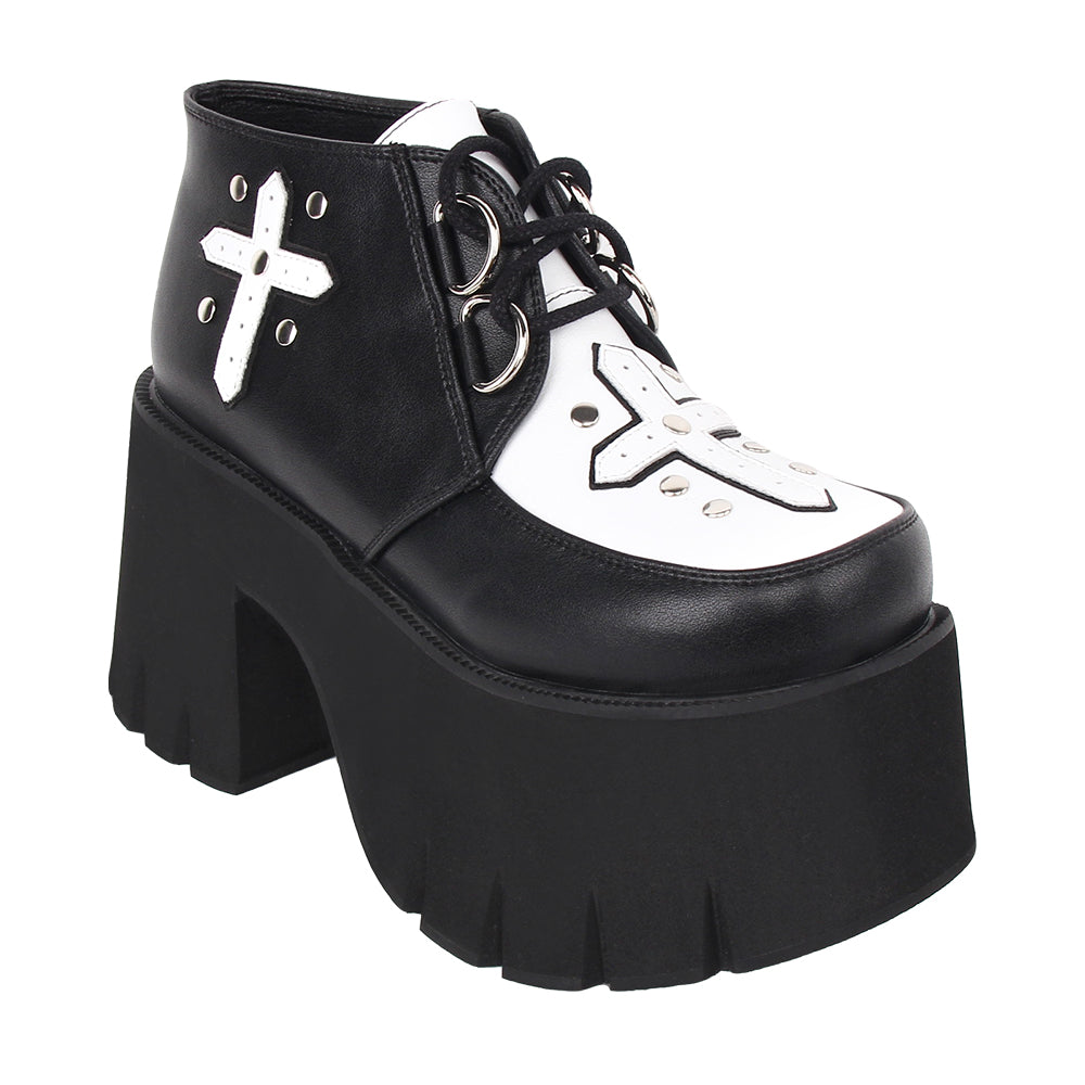 Gothic Lolita Cross Classic Platform Shoes - image 3