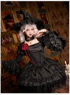 Twilight Witch-Inspired Black Gothic Lolita Skirt Set - image 16
