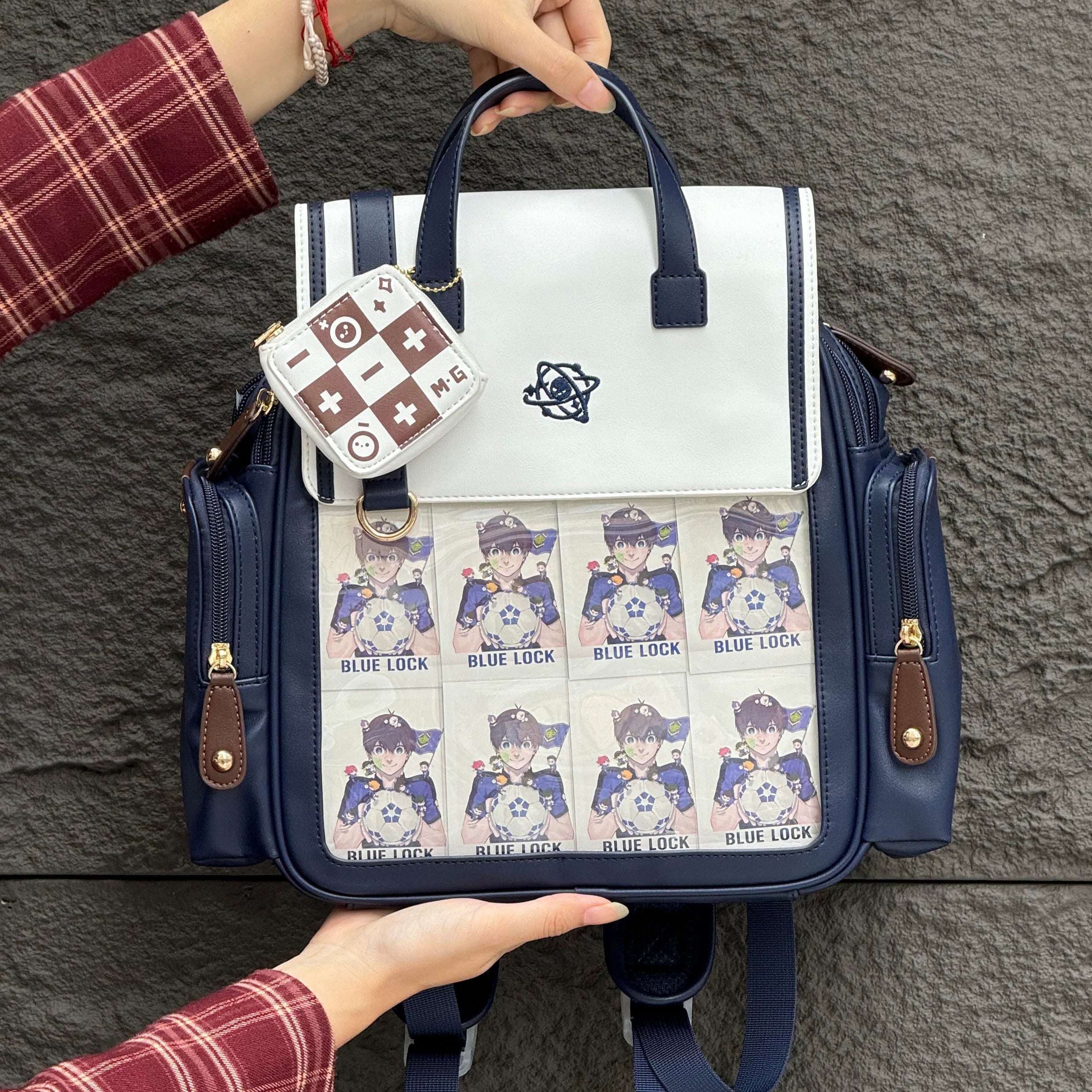 Kawaii Lolita Large-Capacity Ita Backpack with Mini Pocket and Grid Board - image 48