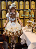 Macaron Lolita Cute Stripe Socks - image 4