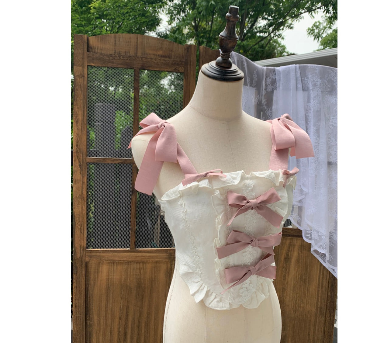 Elegant Floral Sweet Lolita OP Corset Accessory - image 20