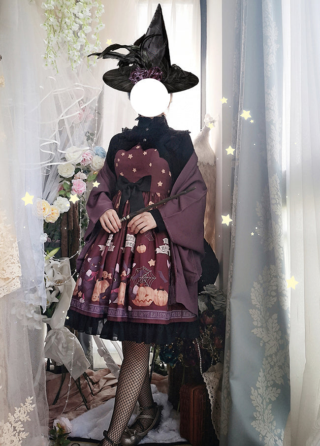 Vampire Cat - Normal Waist Lolita Halloween JSK Dress - image 5