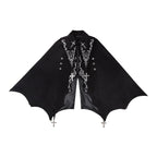 Nightfall - Ouji Lolita Outfit, Bat Wing Shaped Cape - image 22
