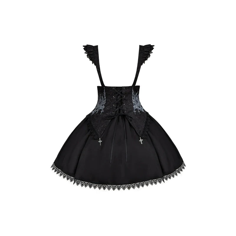 Thorny Night Gothic Lolita Bust-Support JSK - image 37