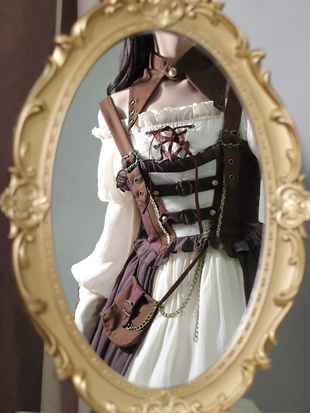Pirate Guide - Vintage Lolita Suit Vest JSK Dress - image 23