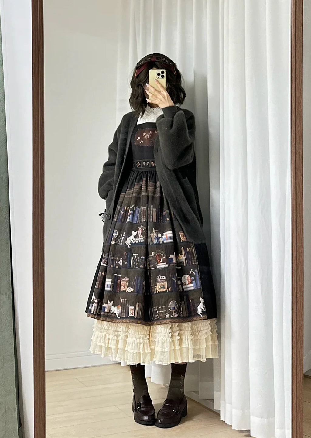 German Bookshelf - Classic Lolita Printed JSK Dress - image 28