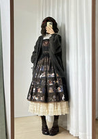 German Bookshelf - Classic Lolita Printed JSK Dress - image 28