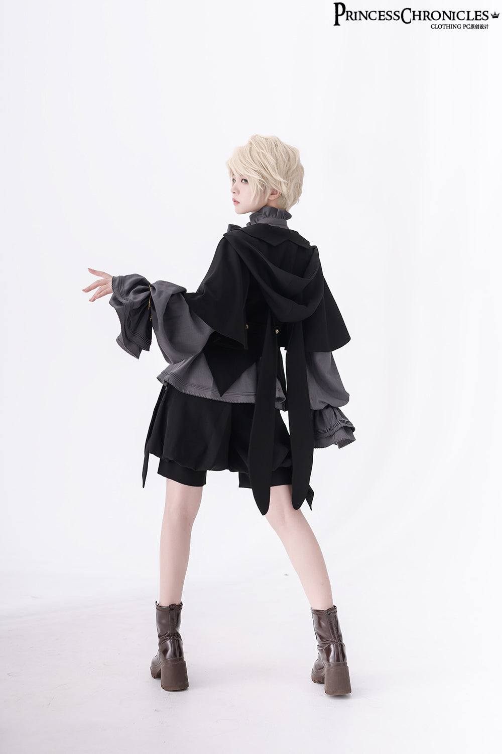 Hunting Rabbit Ouji Lolita Rabbit Ears Coat and Shirt Set - image 2
