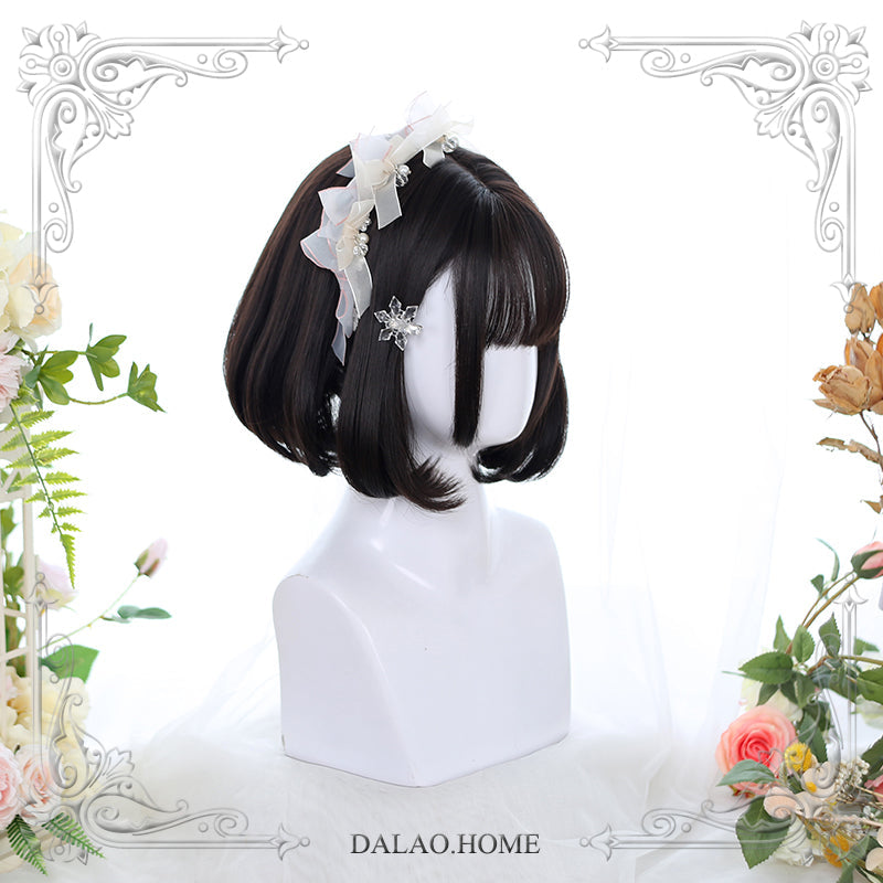 Sweet 30cm BOBO Short Lolita Wig Multicolors - image 4
