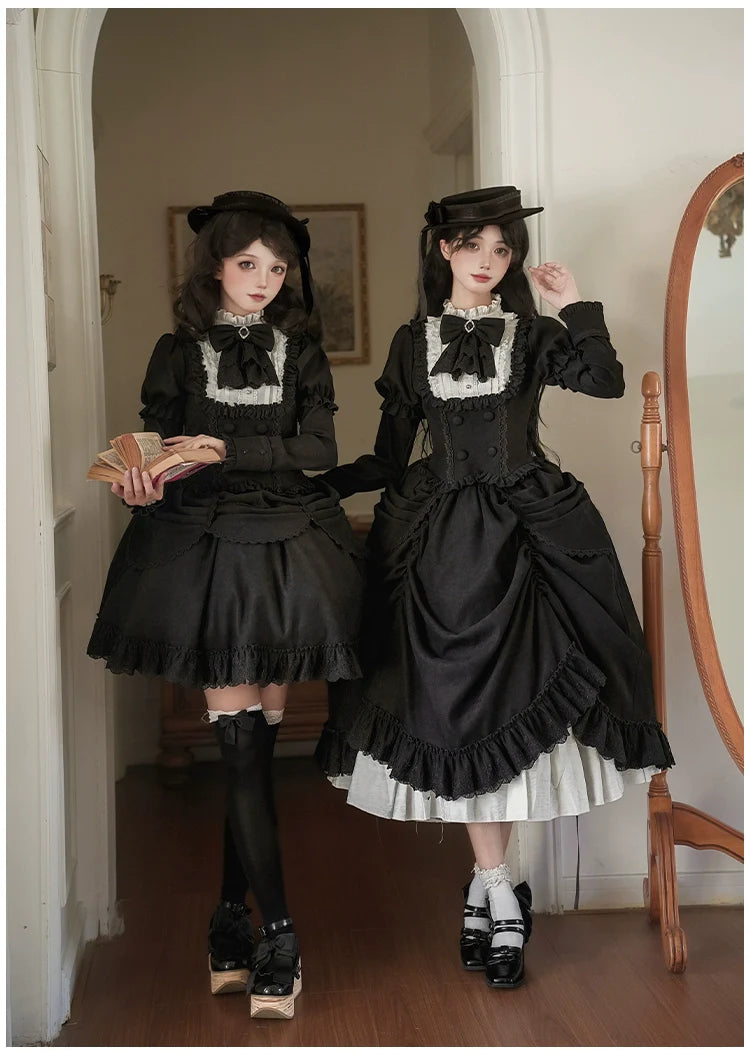 Fog City Time Difference - Classic Lolita SK & Blouse Suit - image 9