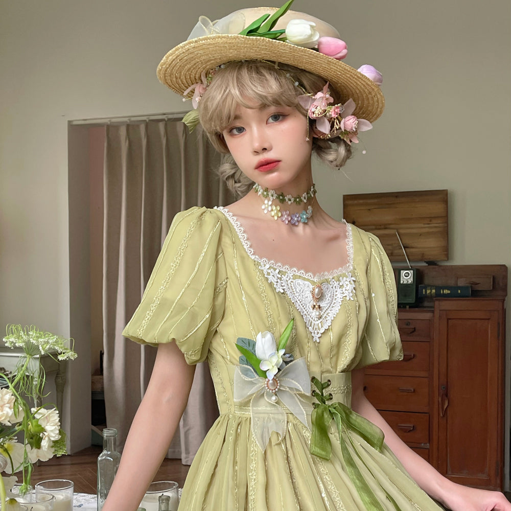 Tulip - Classic Lolita Short Sleeve OP Dress - image 63