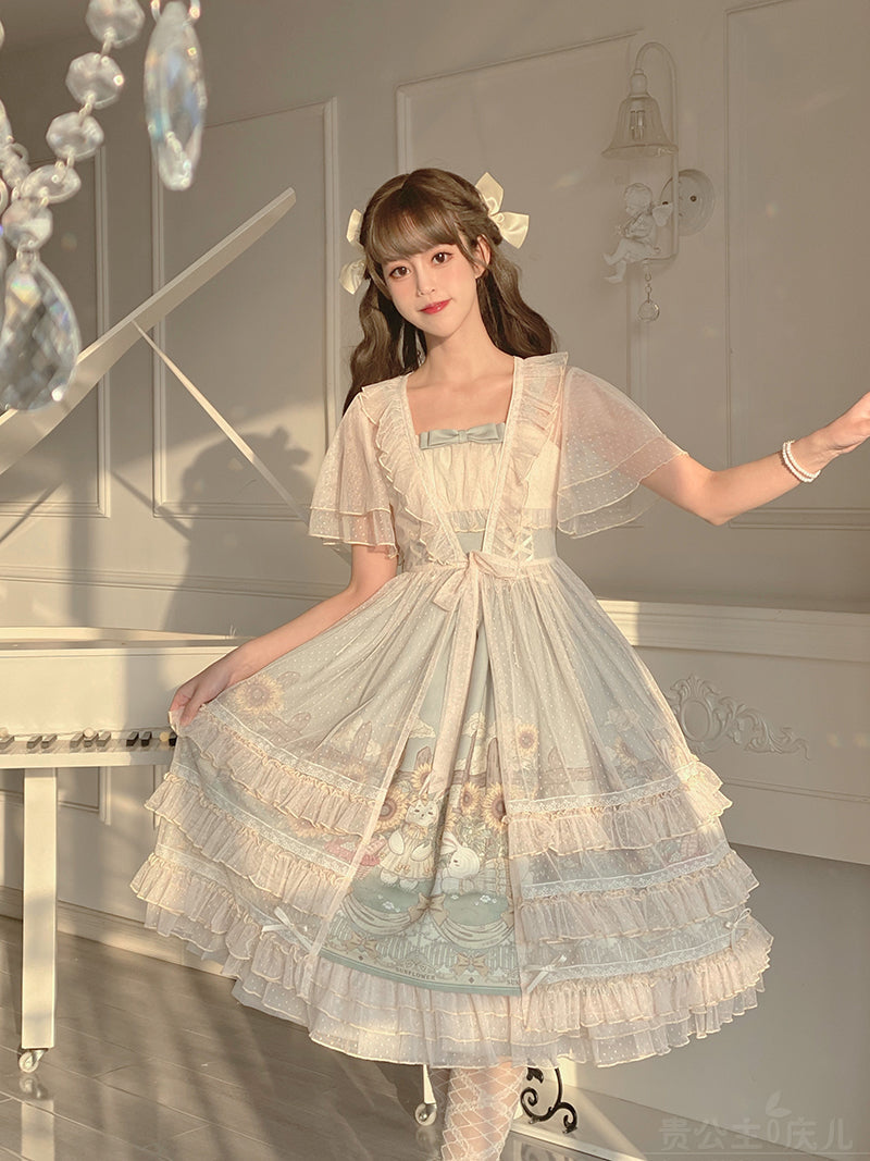 Sunflower - Elegant Lolita JSK Dress - image 9