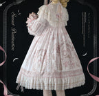 Sunset Realm Lolita Bride Gorgeous OP FS - image 31
