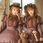Classical Chocolate - Lolita Bowler Hats, BNT, Berets, Jabot and Brooches - image 2
