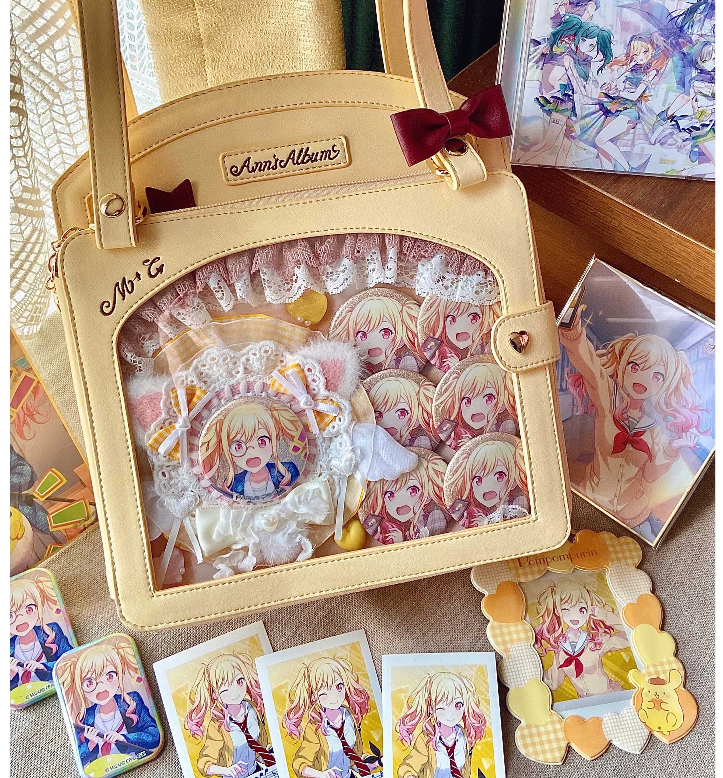 Kawaii Lolita Checkered Itabag Multicolors - image 10