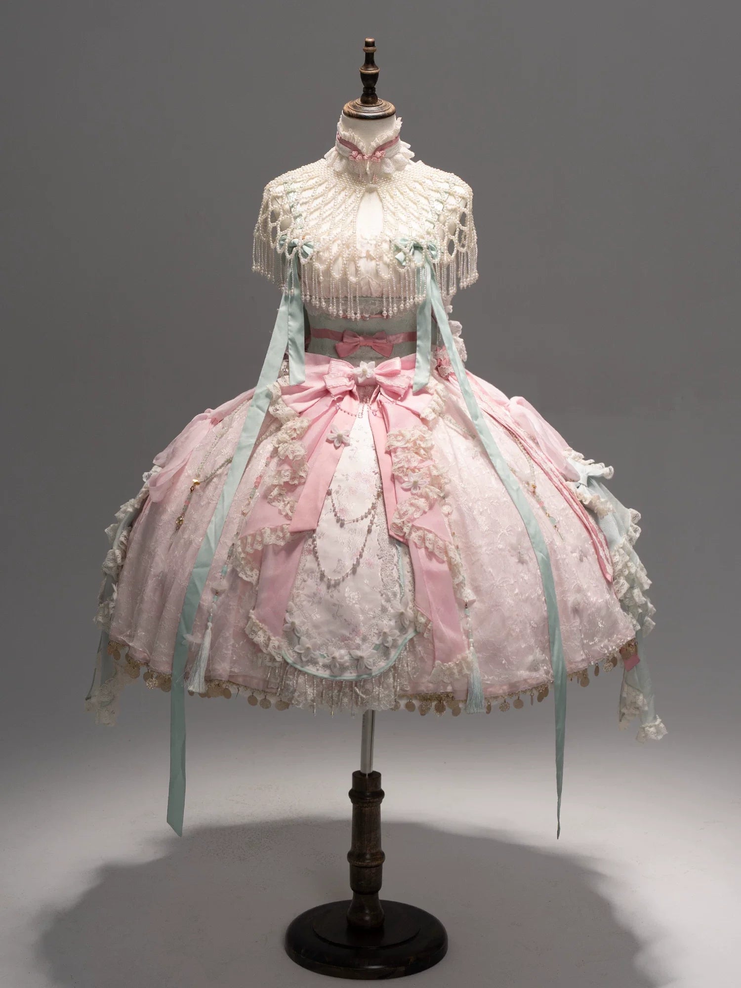 Hibiscus Huadan Pink Short JSK Dress Series and Accessories - image 4