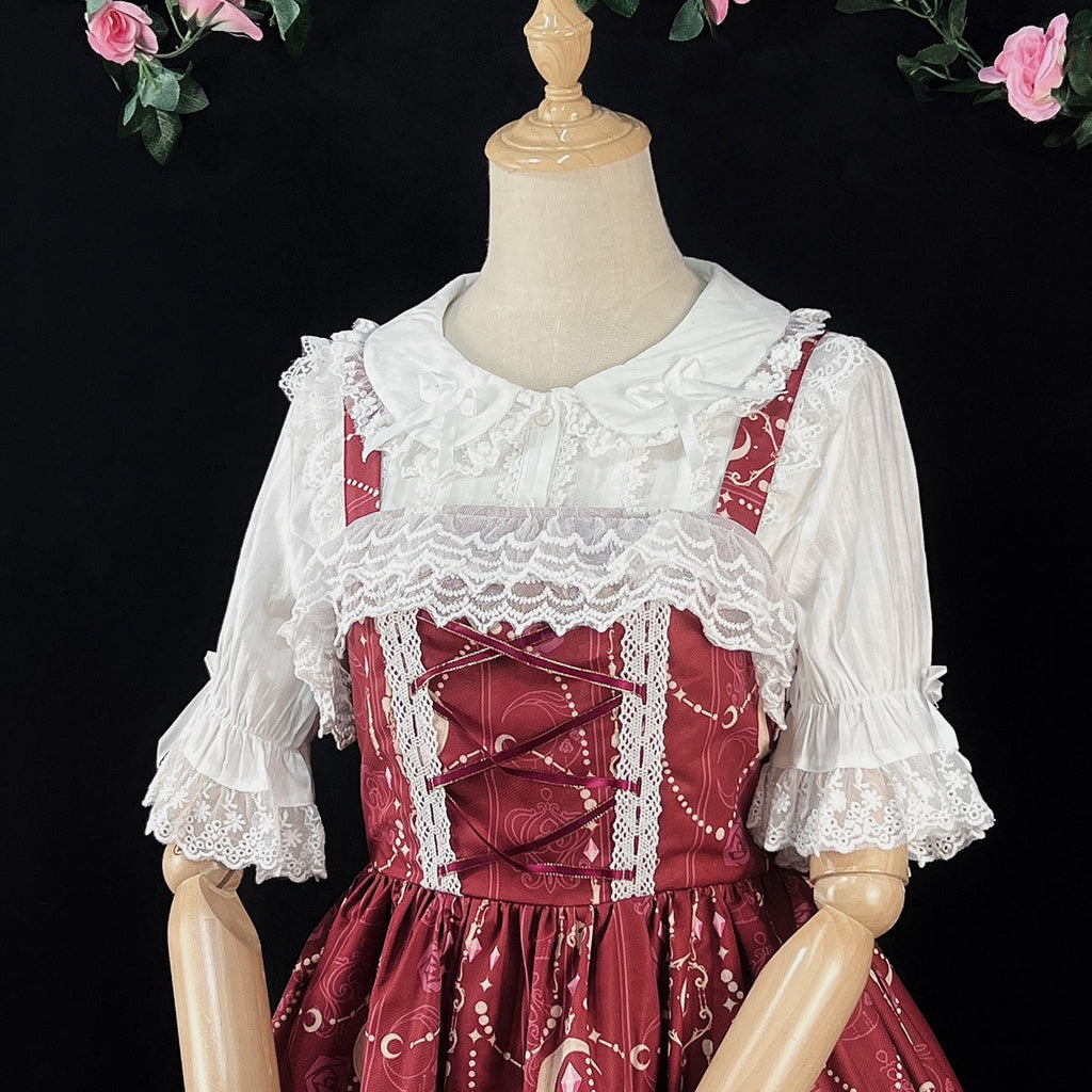 Summer Short Sleeve Cotton Lolita Blouse - image 6