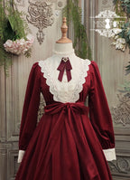 Vintage Elegant Velvet OP Dress - image 90