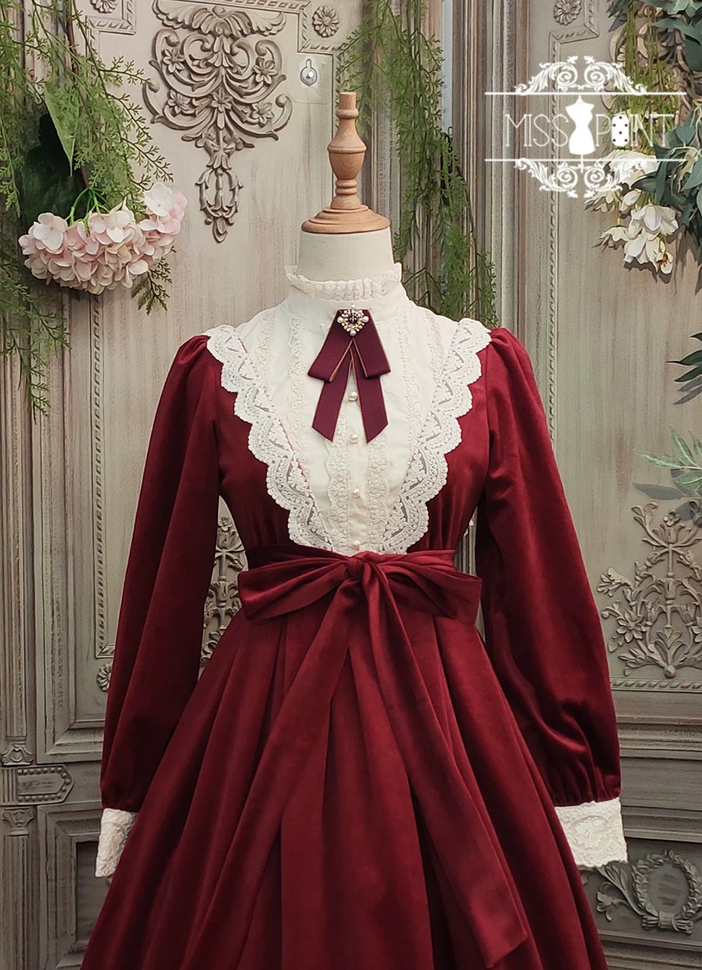 Vintage Elegant Velvet OP Dress - image 90