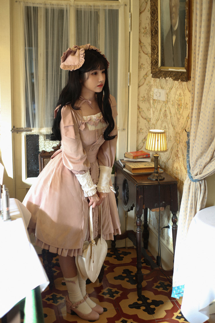 Annie's Gift - Elegant Velvet Lolita OP Dress - image 22
