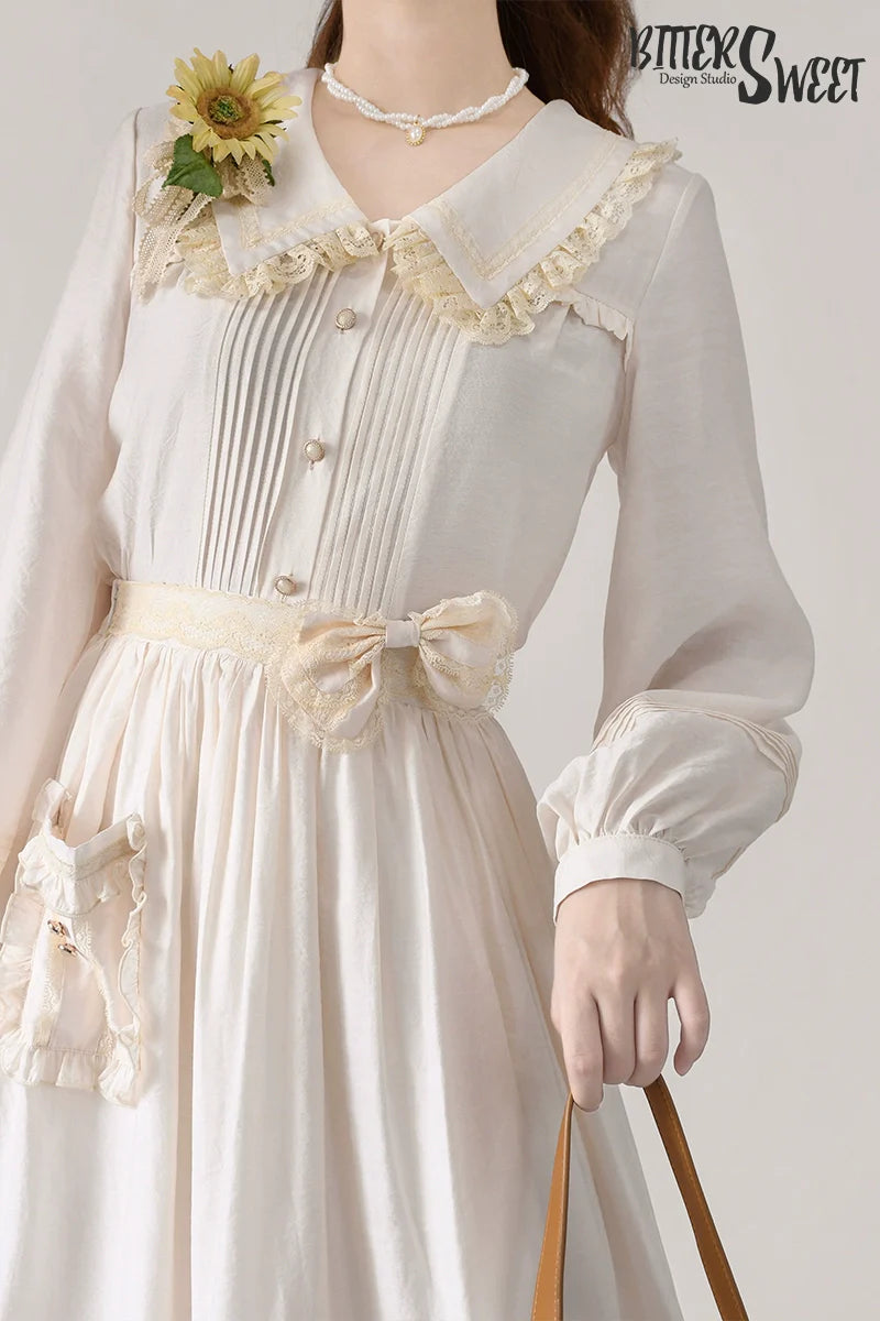 Elegant Lolita Shirt and Midi Skirt Options - image 1
