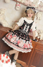 Rabbit Berry Gift Box - Sweet Lolita Salopette and Dress Set - image 22